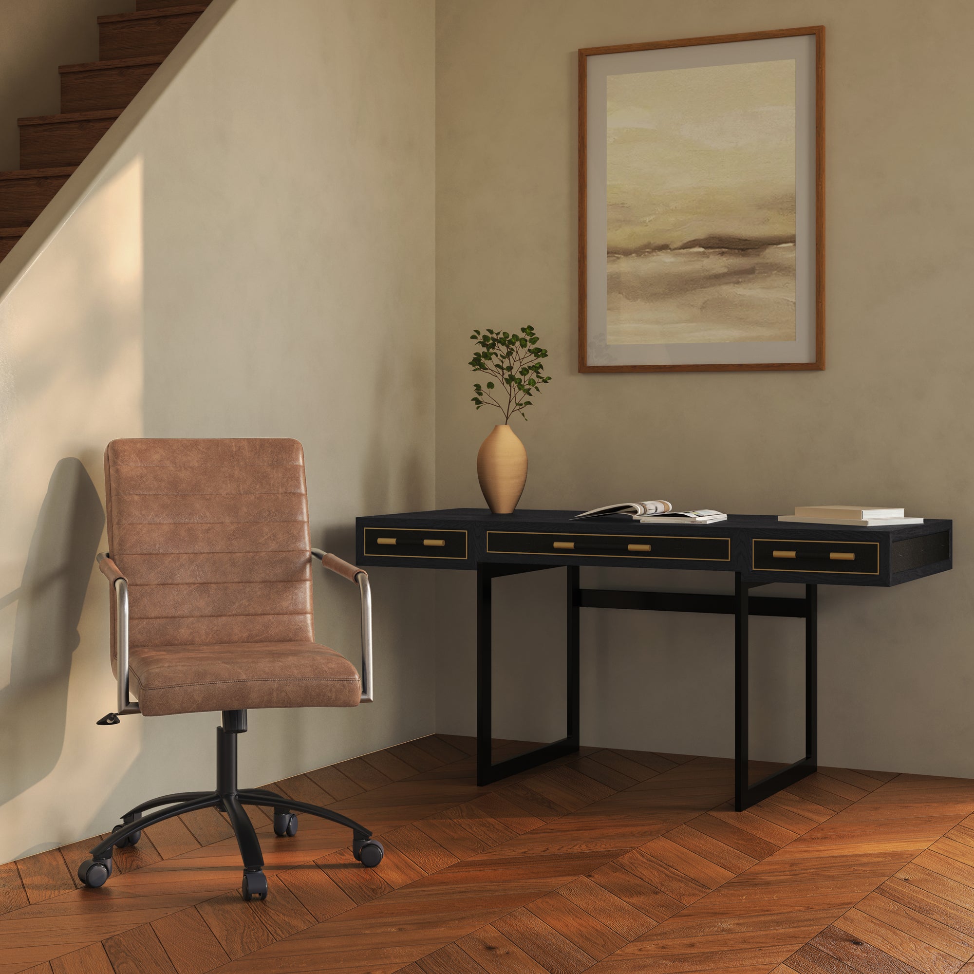 Mako Desk Black by Moe's Home Collection - view 3