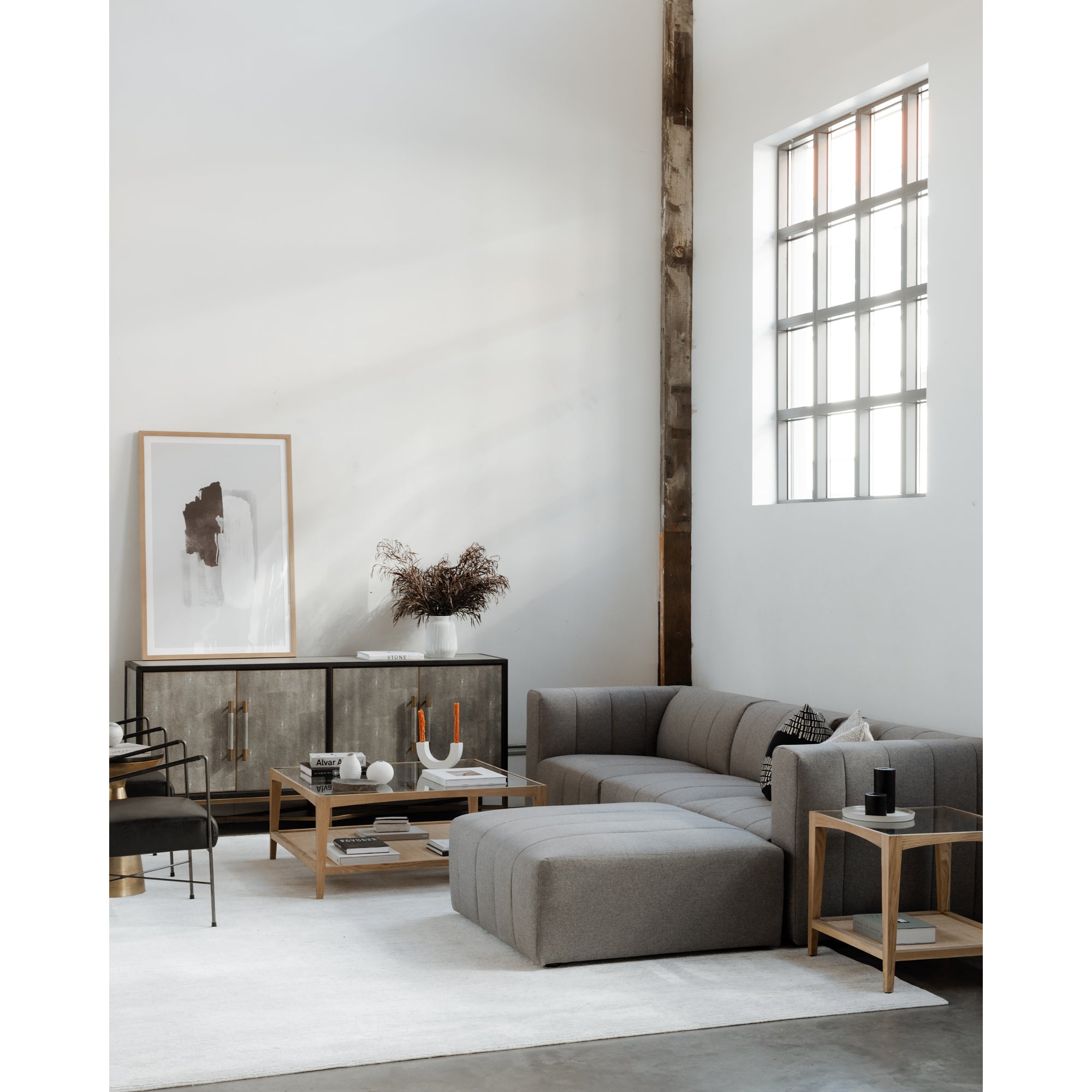 Harrington Coffee Table Natural by Moe's Home Collection - view 2