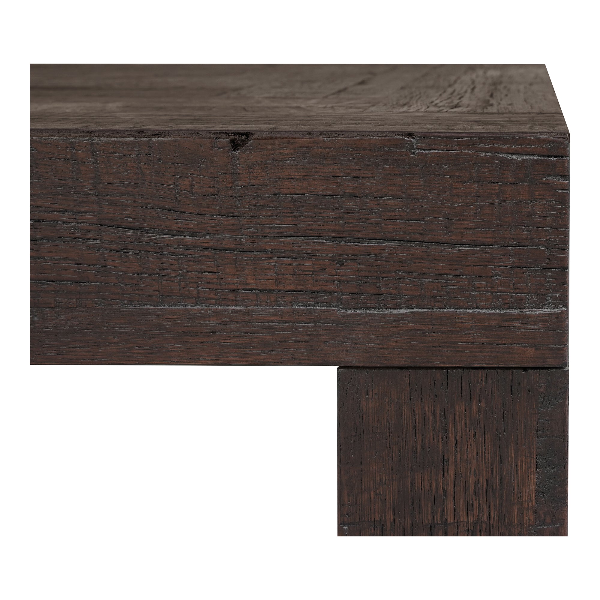 Evander Coffee Table Rustic Brown by Moe's Home Collection - view 3