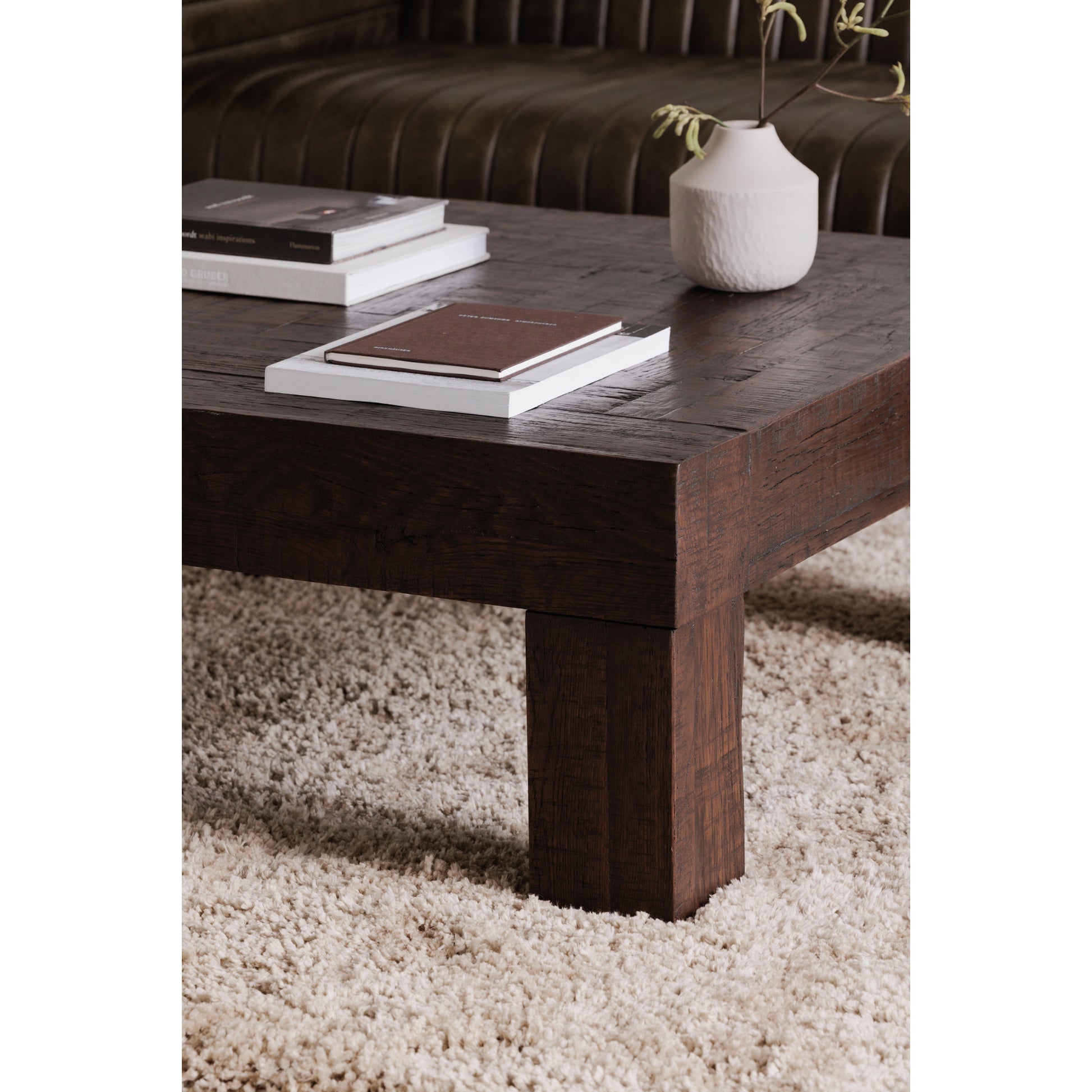 Evander Coffee Table Rustic Brown by Moe's Home Collection - view 5