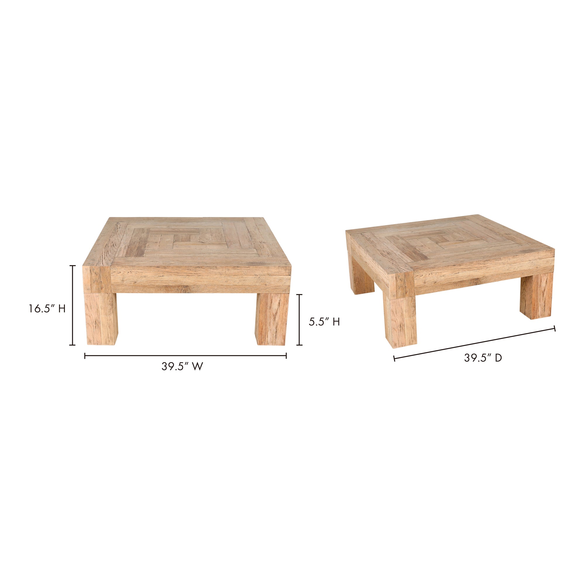 Evander Coffee Table Natural by Moe's Home Collection - view 10