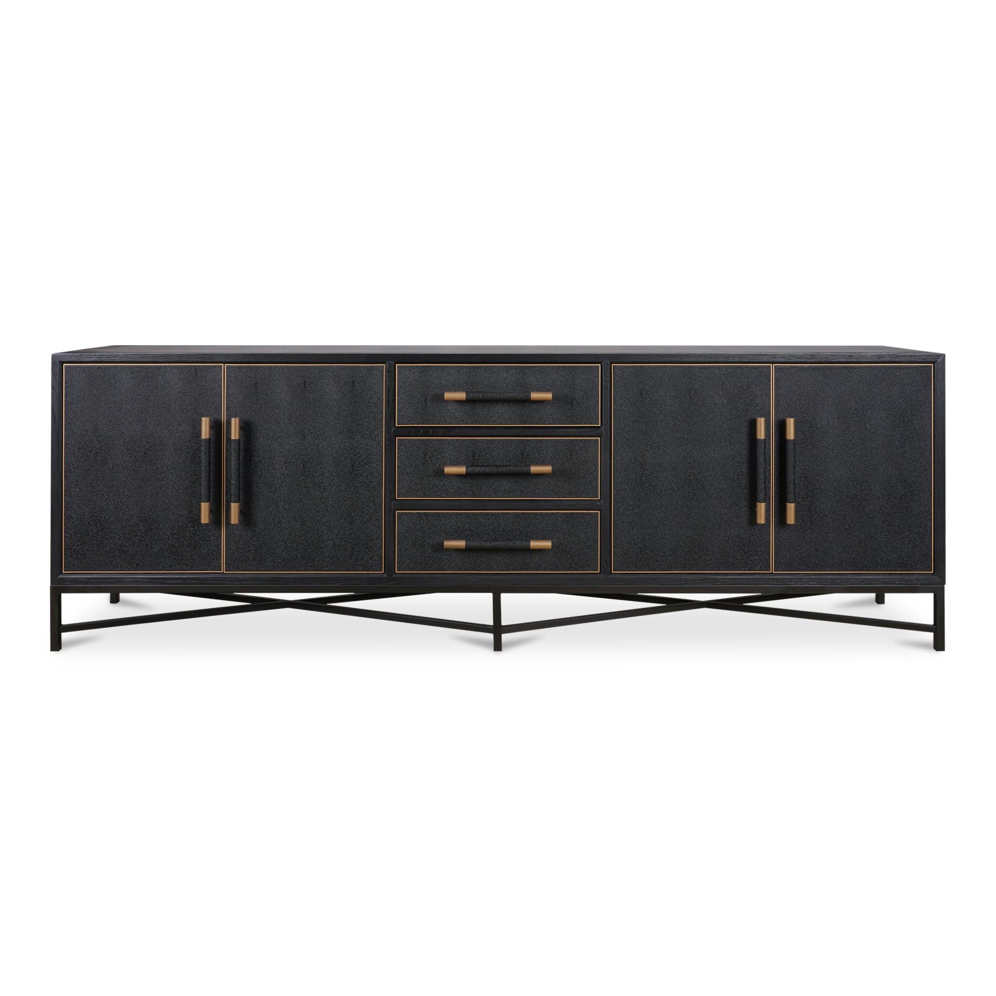 Mako Sideboard Large Black by Moe's Home Collection