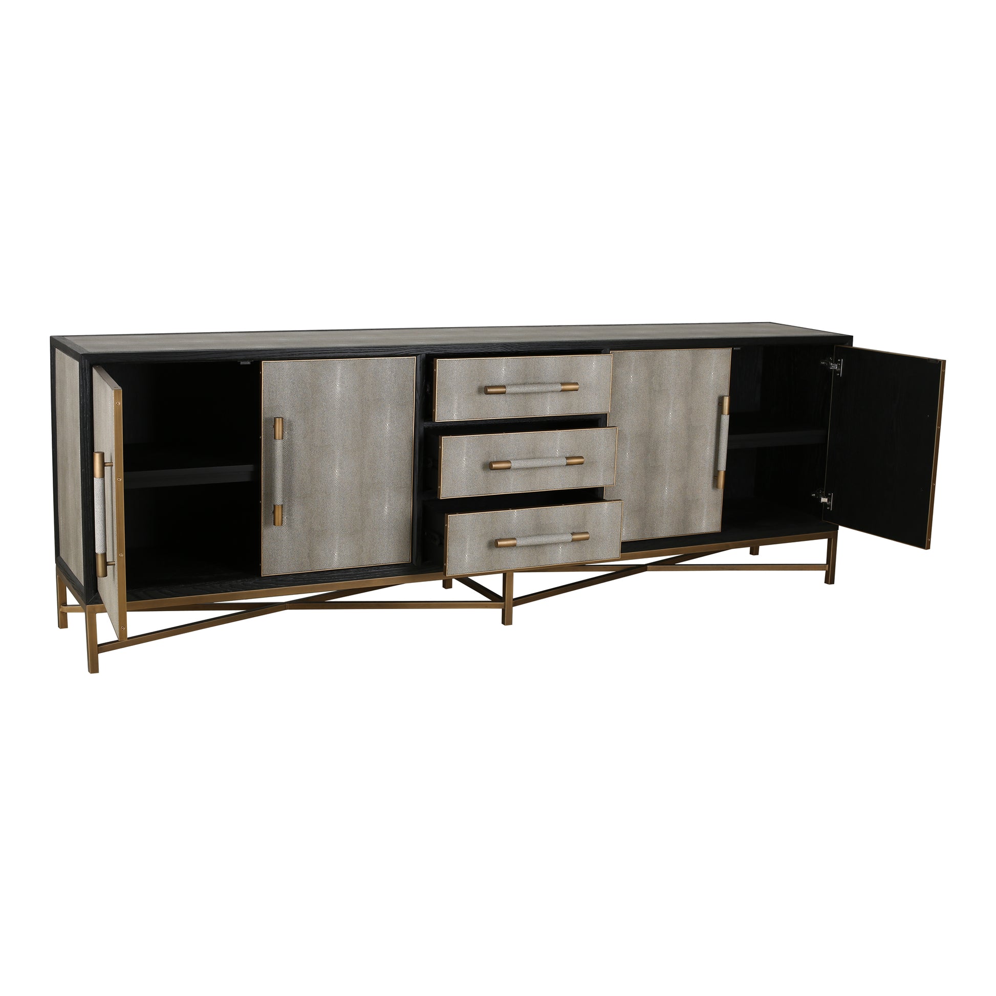 Mako Sideboard Large Grey by Moe's Home Collection - view 3