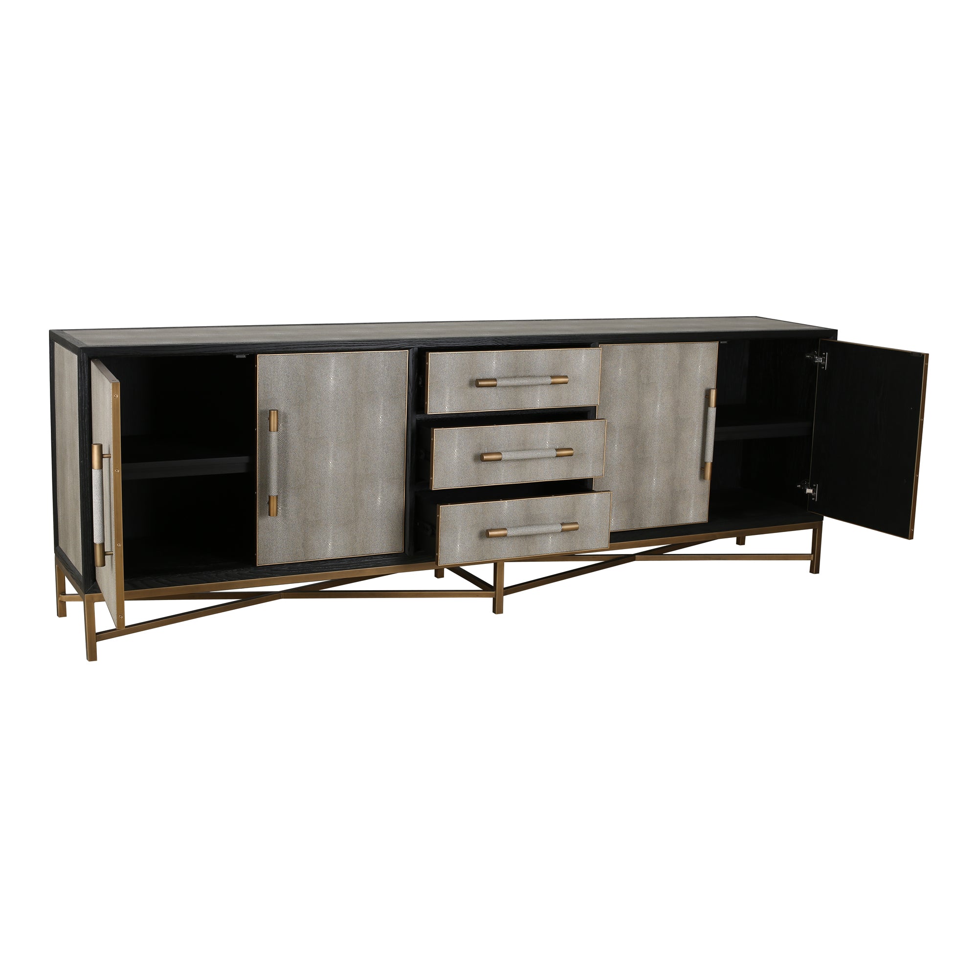 Mako Sideboard Large Grey by Moe's Home Collection - view 3