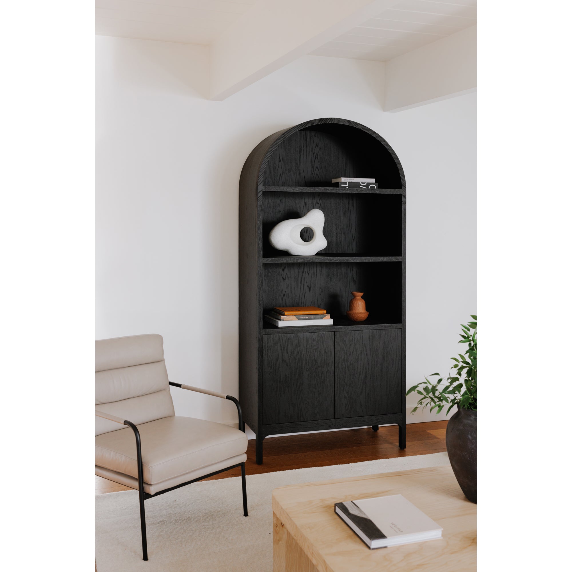 Wilde Display Cabinet Black Oak by Moe's Home Collection - view 7