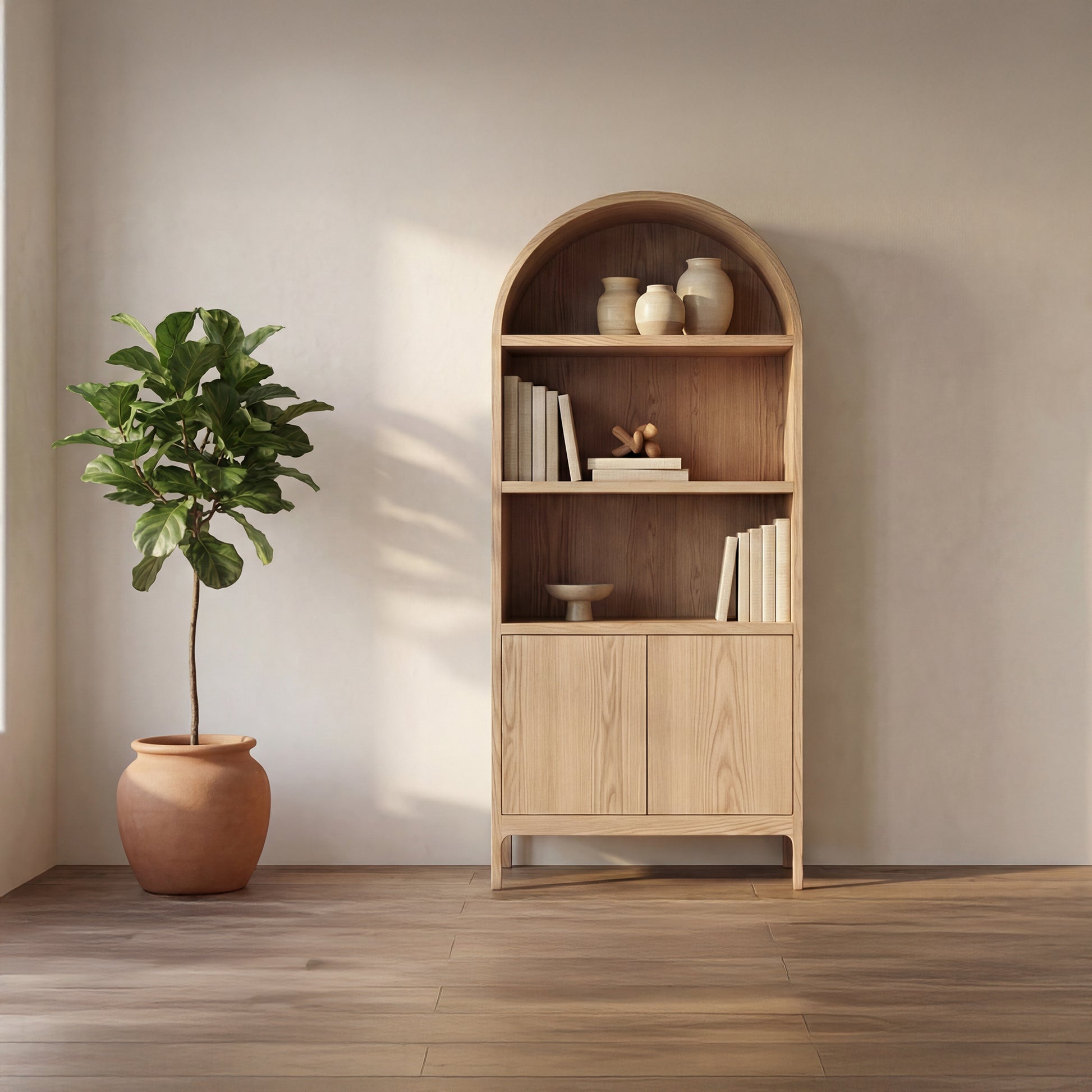 Wilde Display Cabinet Natural by Moe's Home Collection - view 2