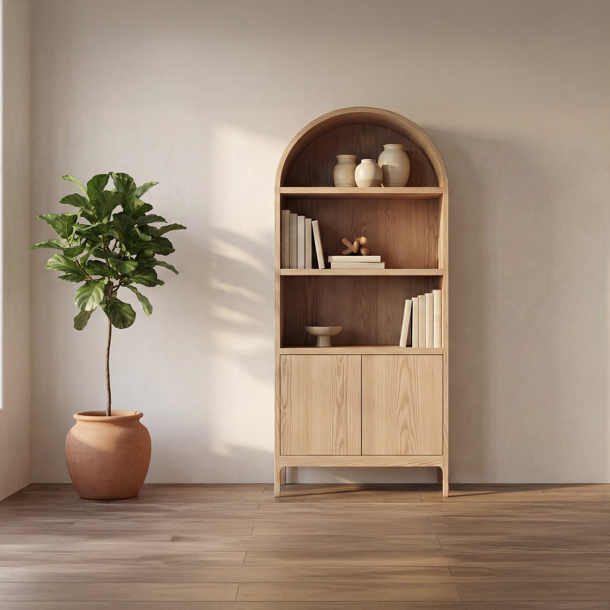 Wilde Display Cabinet Natural by Moe's Home Collection - view 2