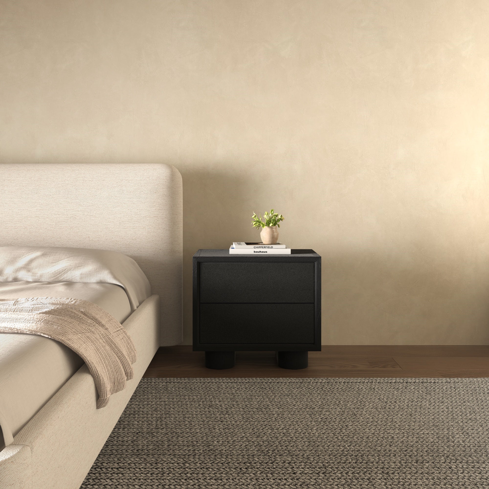 Marcelle Nightstand Black by Moe's Home Collection - view 2
