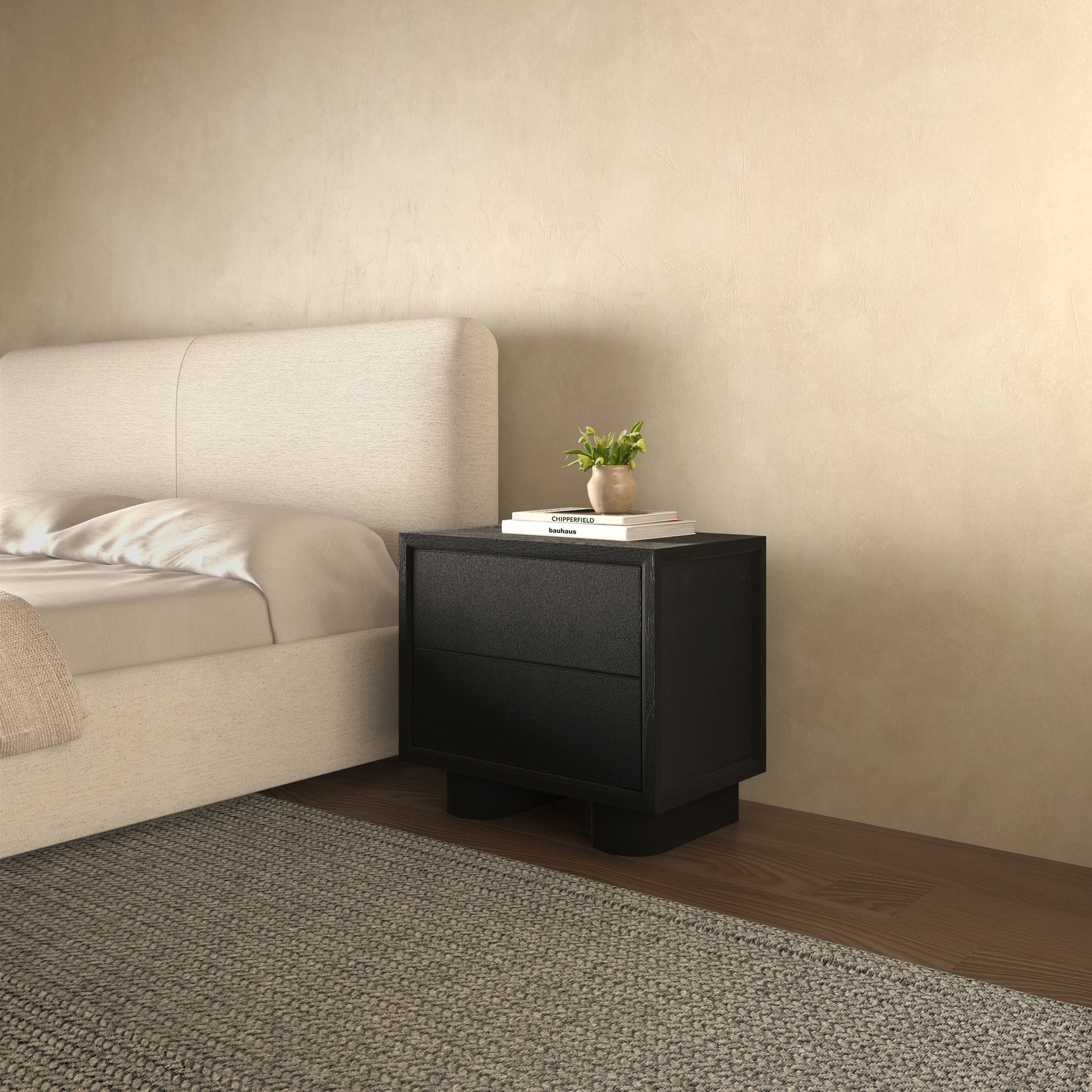 Marcelle Nightstand Black by Moe's Home Collection - view 3