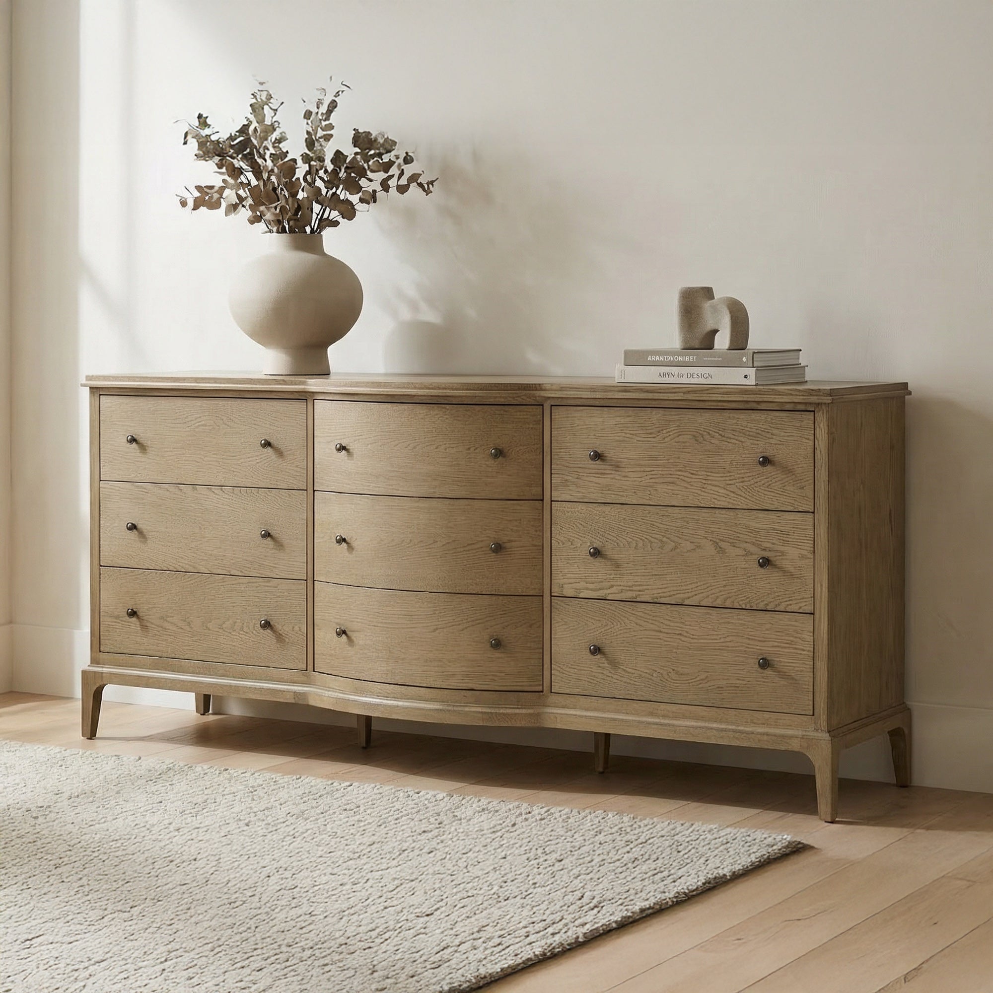 Sadie 9 Drawer Dresser Brown by Moe's Home Collection - view 2