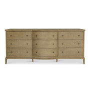 Sadie 9 Drawer Dresser Brown by Moe's Home Collection