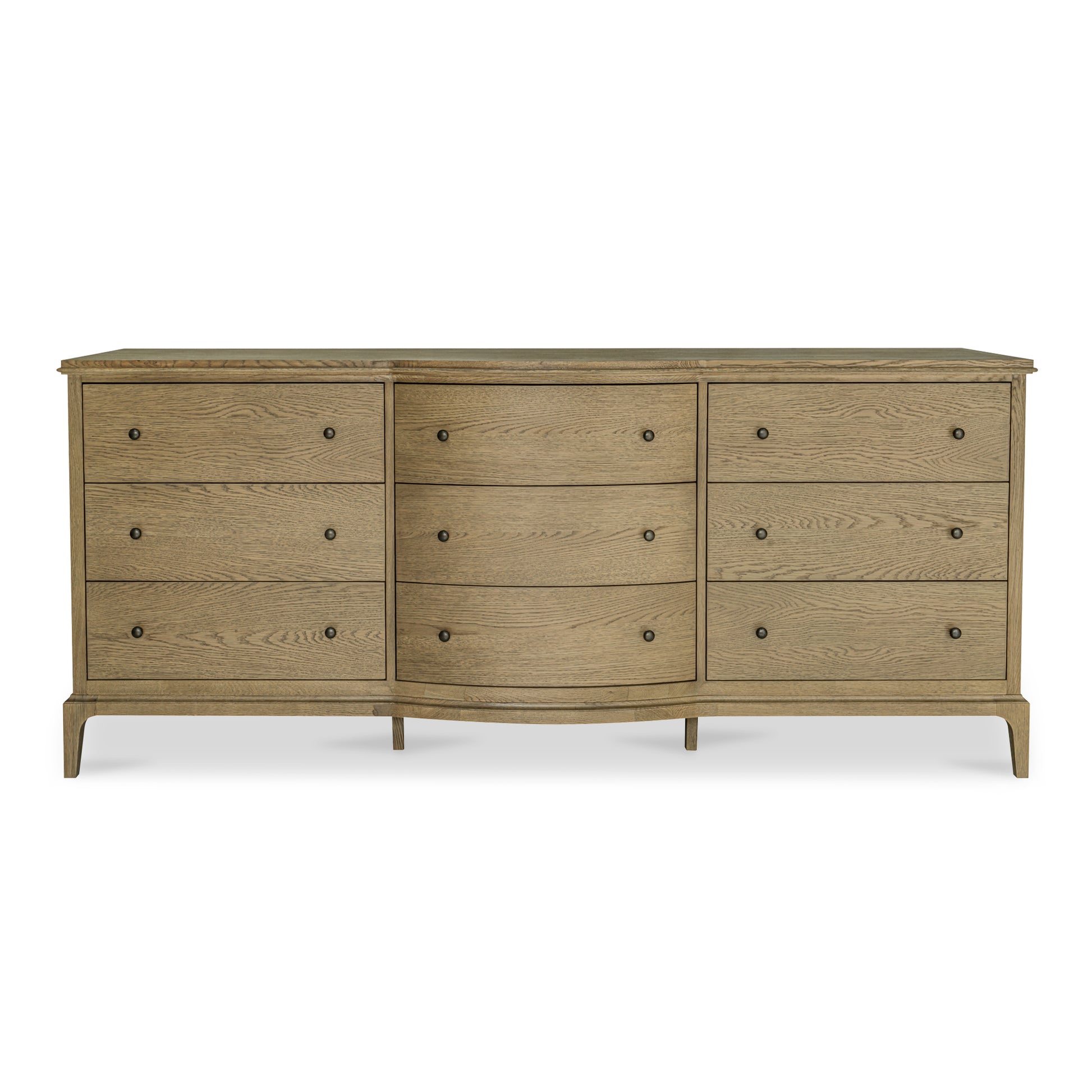 Sadie 9 Drawer Dresser Brown by Moe's Home Collection