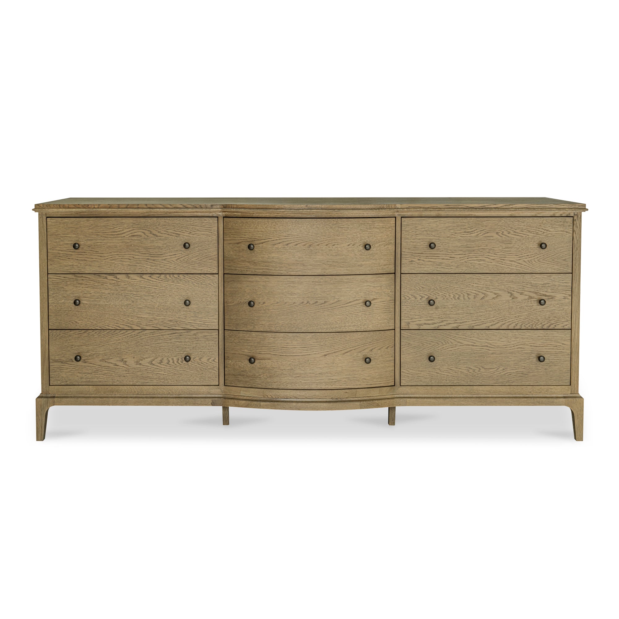 Sadie 9 Drawer Dresser Brown by Moe's Home Collection