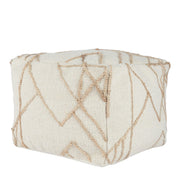 Sintra Pouf - Ivory/Natural