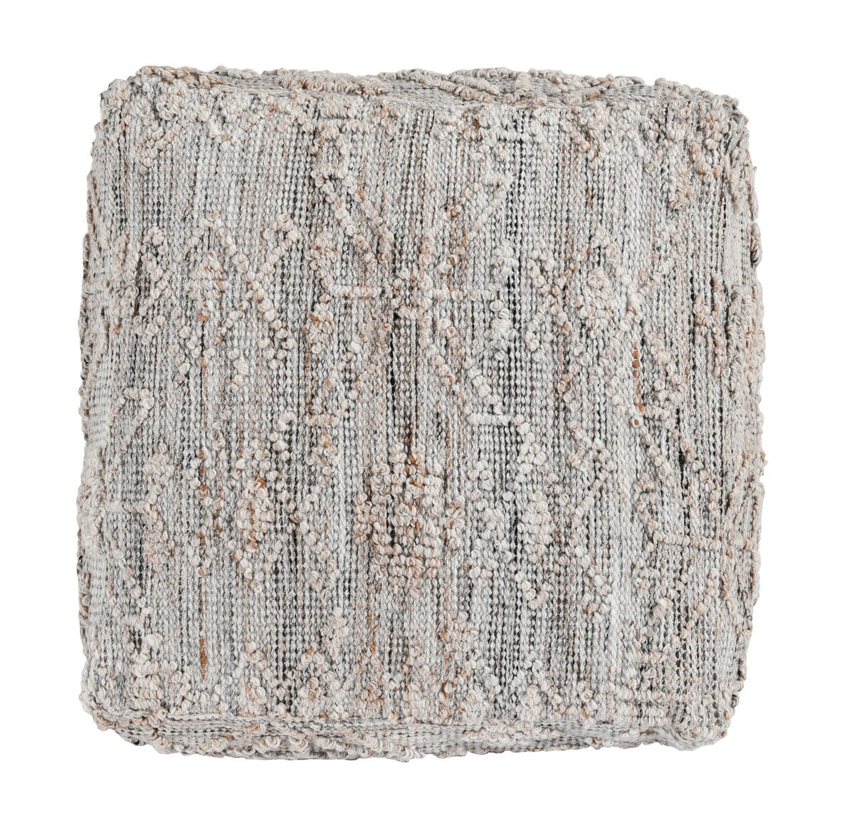 Performance Tundra Pouf - Gray Multi