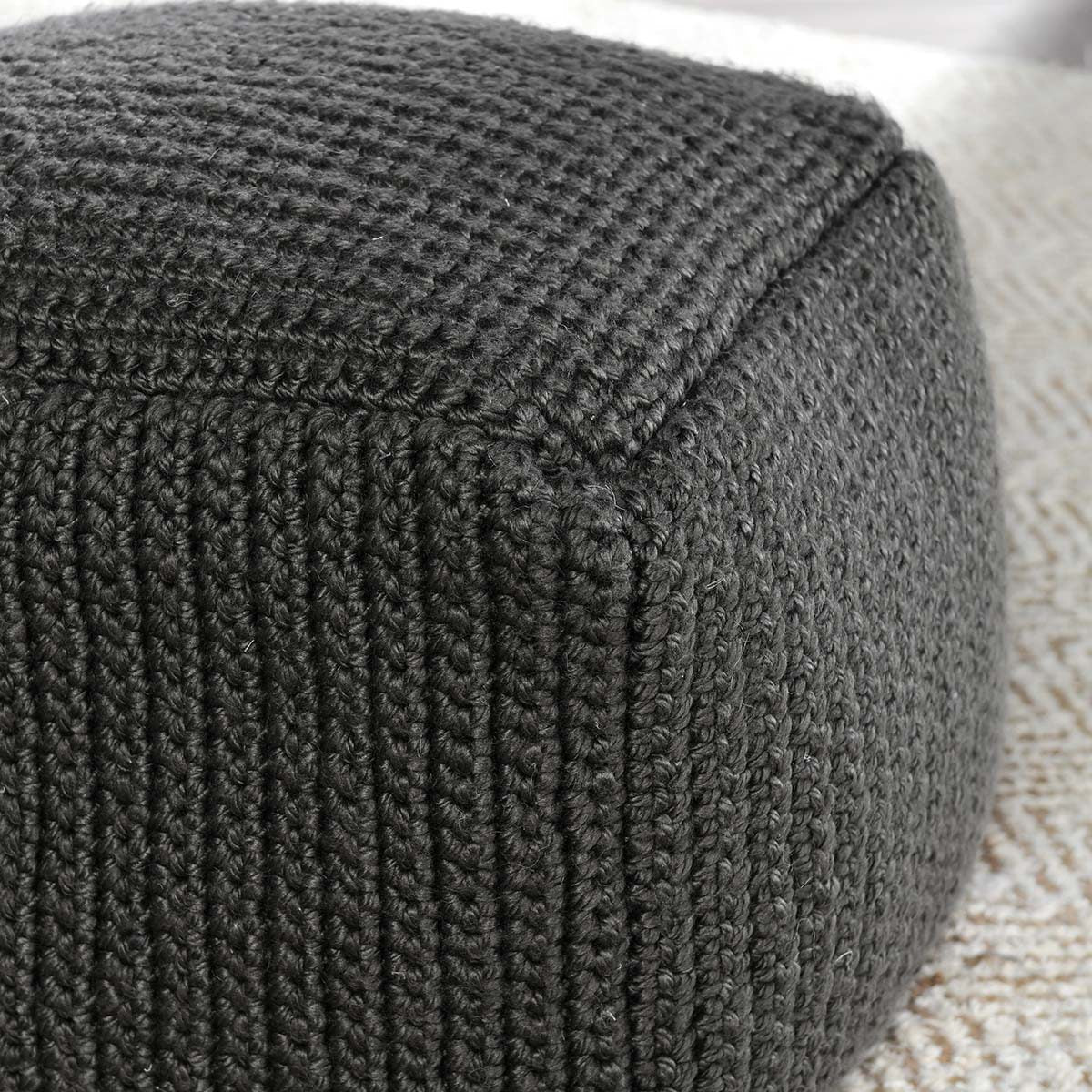 Performance Prism Pouf - Dark Gray