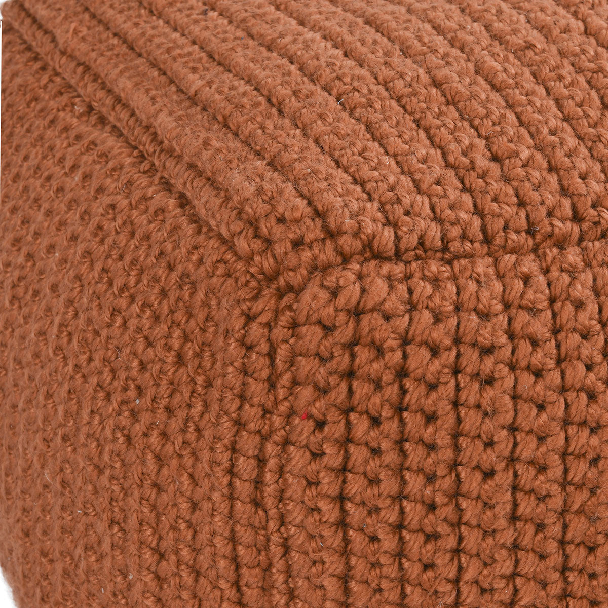 Performance Prism Pouf - Terracotta