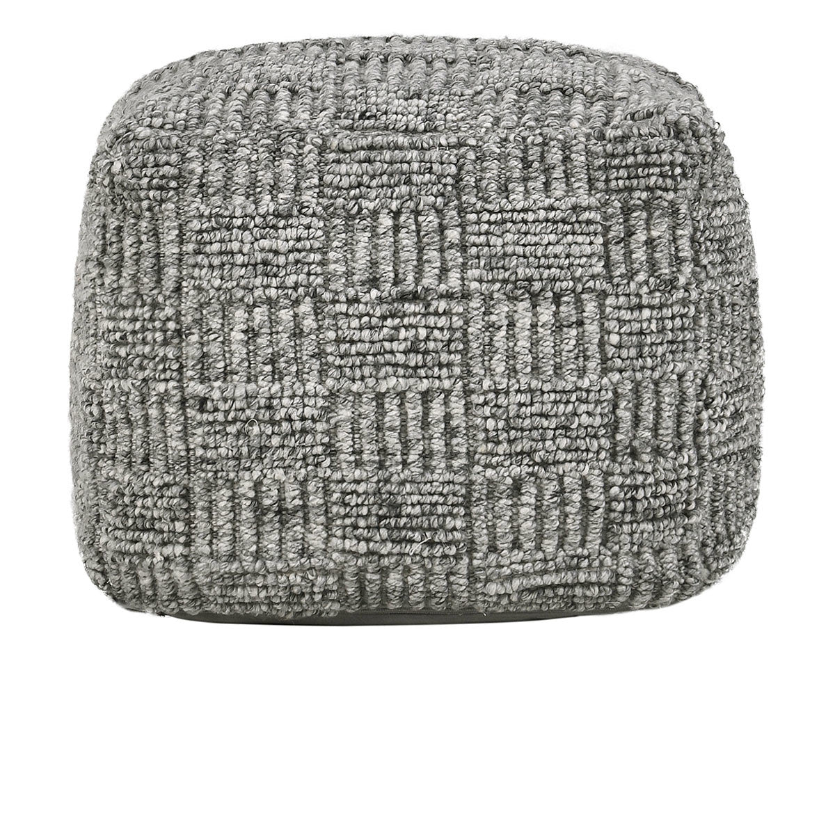 Performance Vico Pouf 18"x18"x14" - Gray