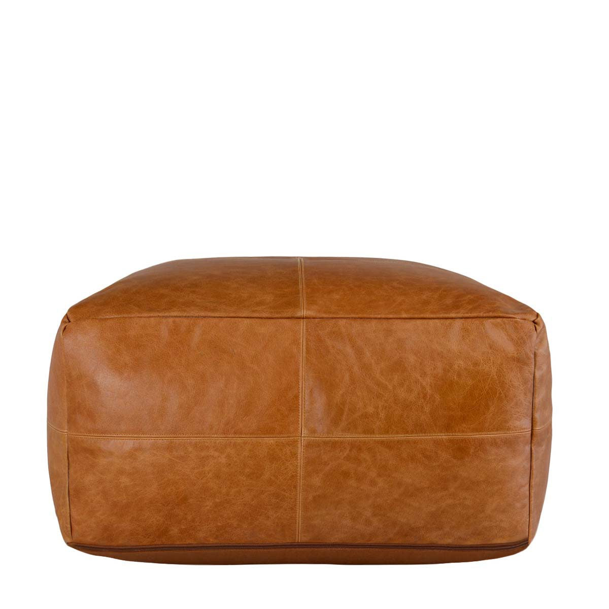 Leather Pouf