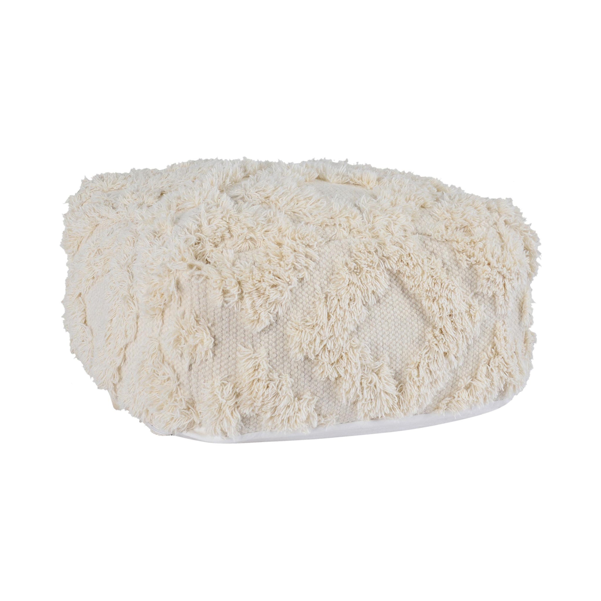 Luma Pouf - Ivory