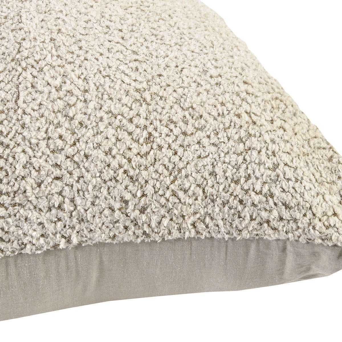 Maris Floor Cushion - Ivory/Natural