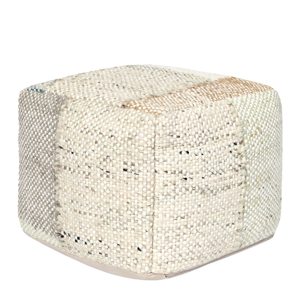 Ritsa Pouf 18x18x14 - Multi