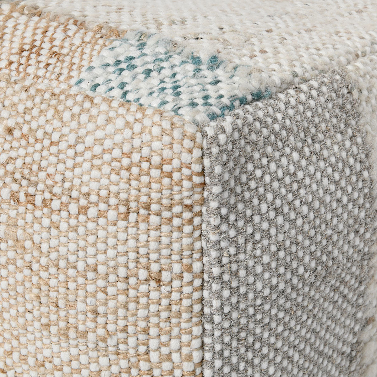 Ritsa Pouf 18x18x14 - Multi