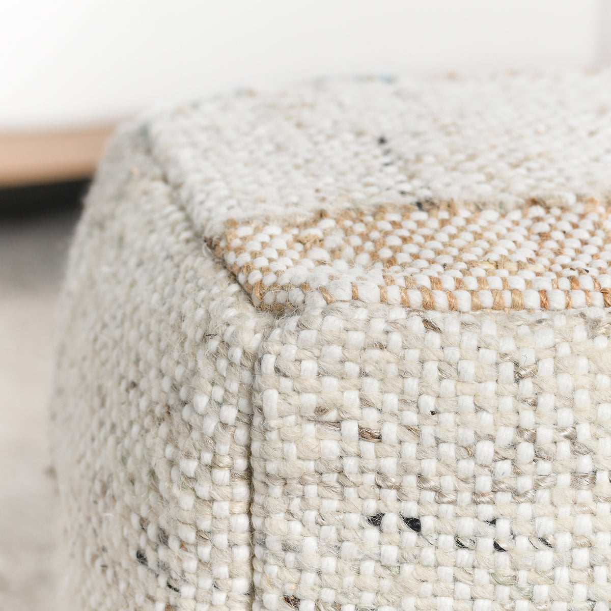 Ritsa Pouf 18x18x14 - Multi