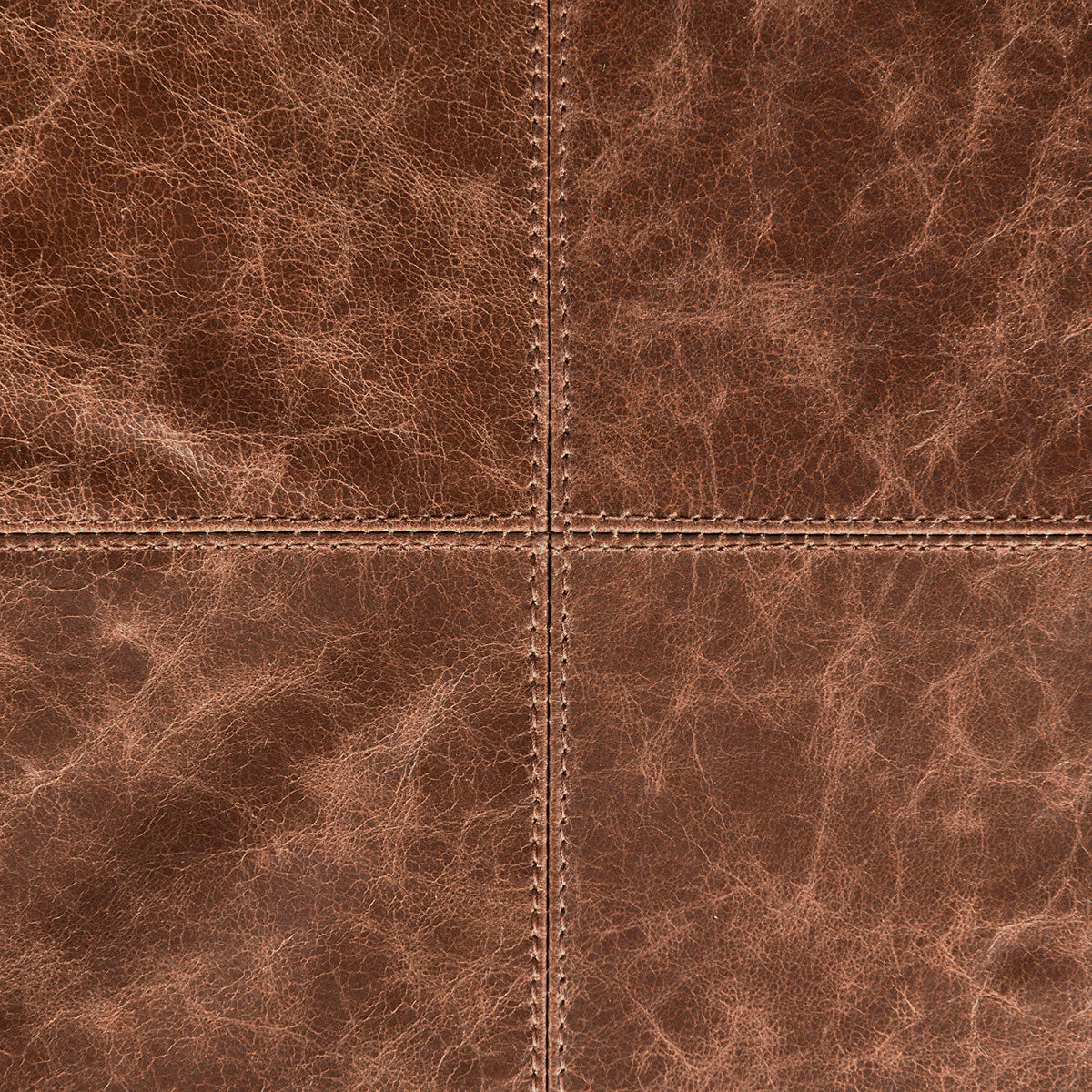 Leather Pouf