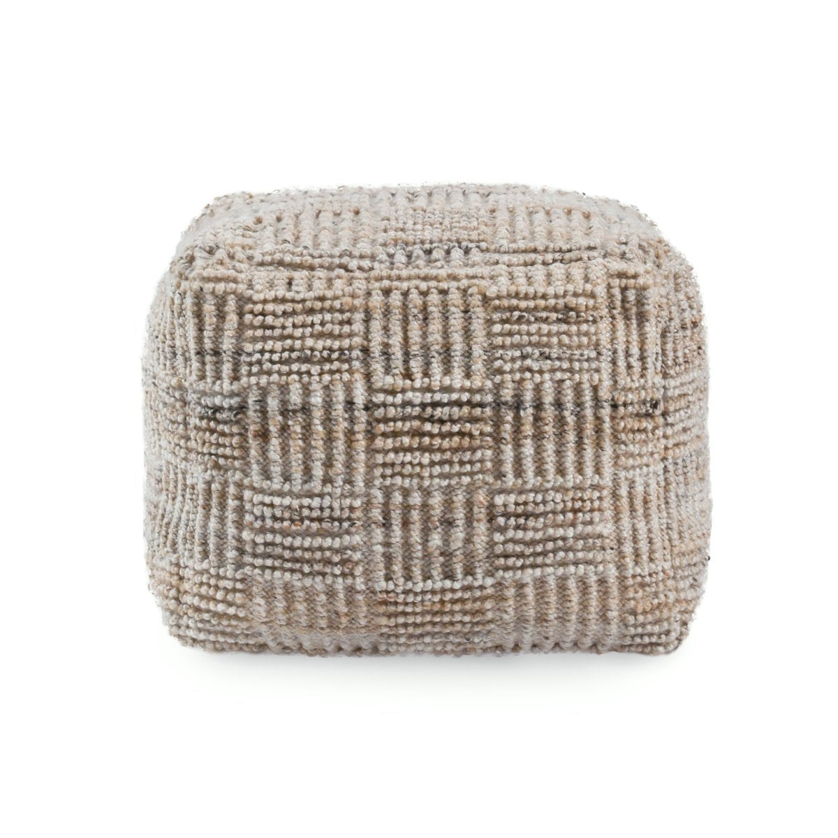 Performance Vico Pouf 18"x18"x14" - Gray