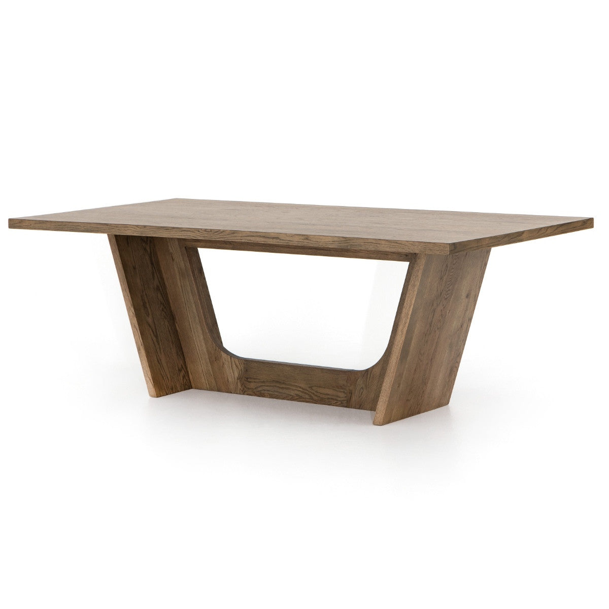 Pryor Grey Oak Wood Dining Table 87" ,VPTN-170