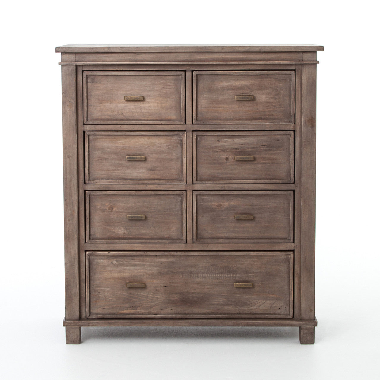 Sierra Reclaimed Wood Chest of 7 Drawers Cabinet