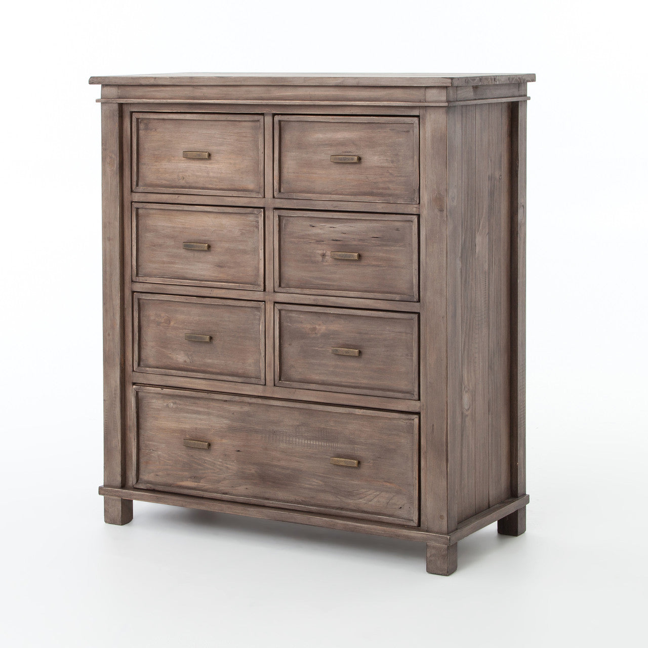 Sierra Reclaimed Wood Chest 7 Drawer Cabinet