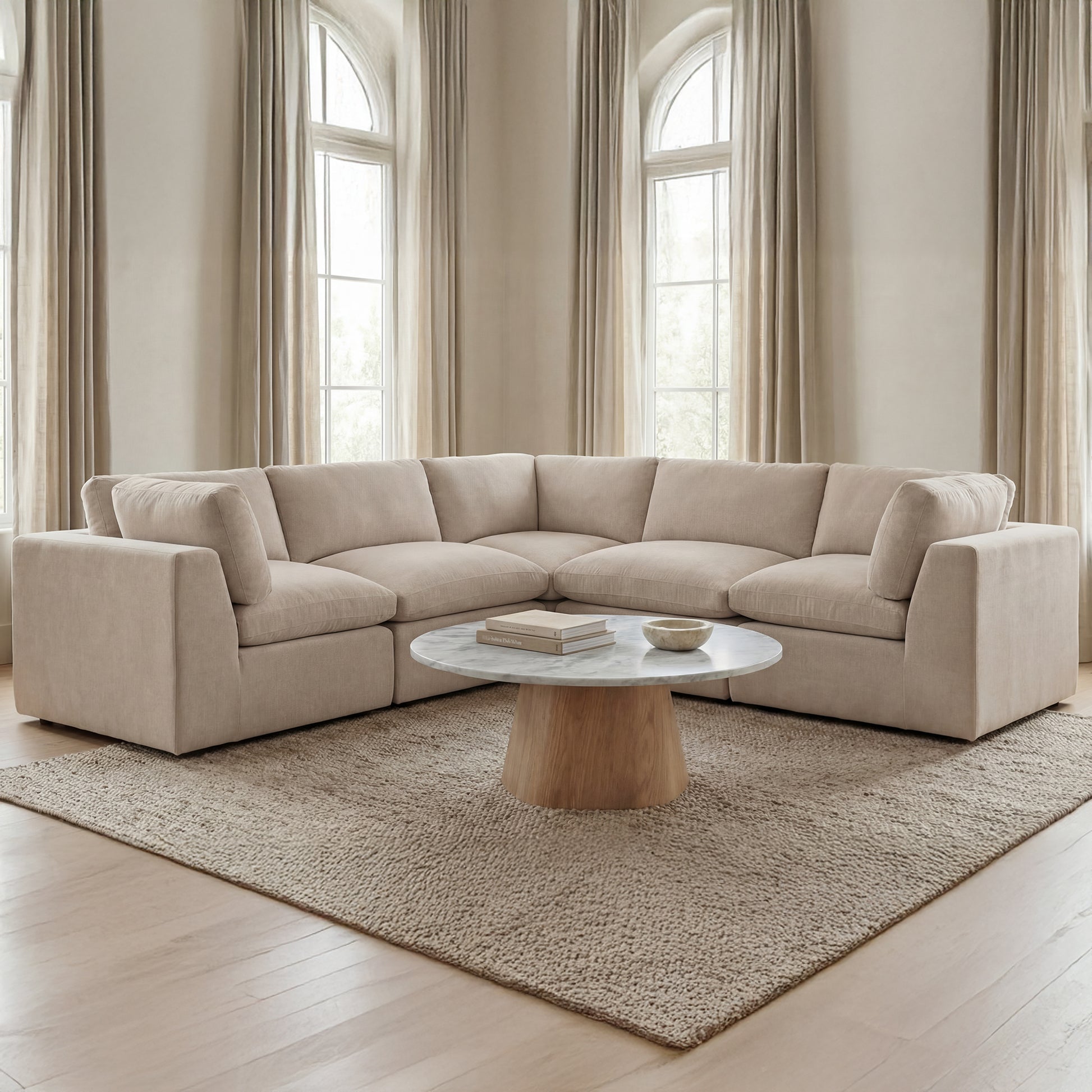 Cates Corner Chair Pebble by Moe's Home Collection - view 4