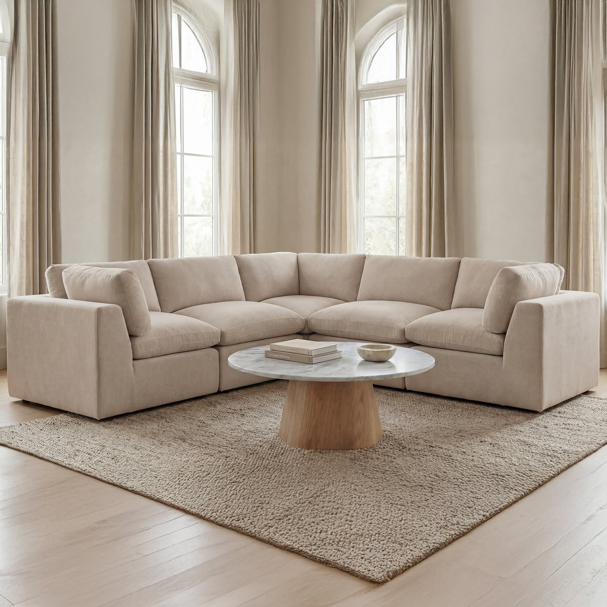 Cates Corner Chair Pebble by Moe's Home Collection - view 4