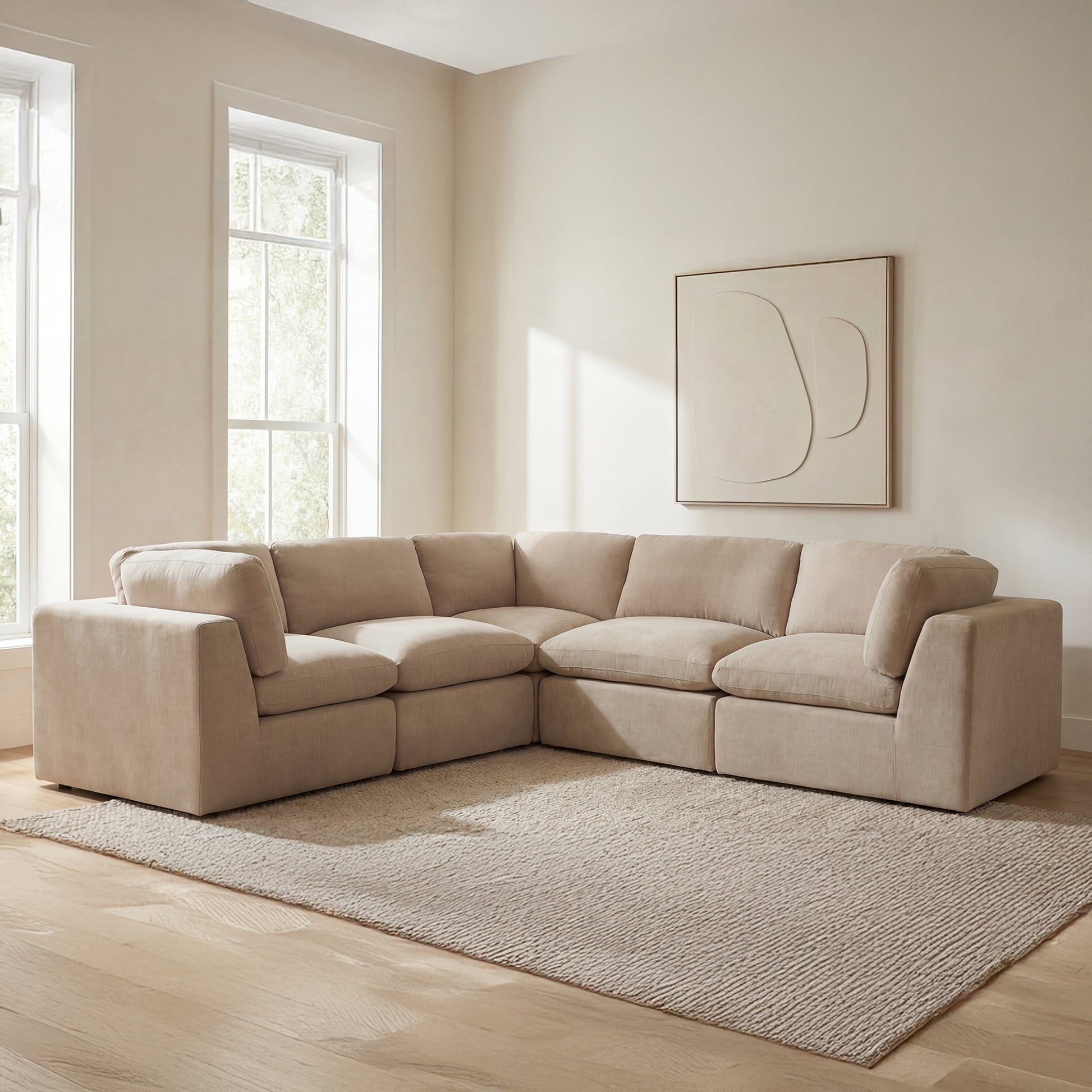 Cates Corner Chair Pebble by Moe's Home Collection - view 2