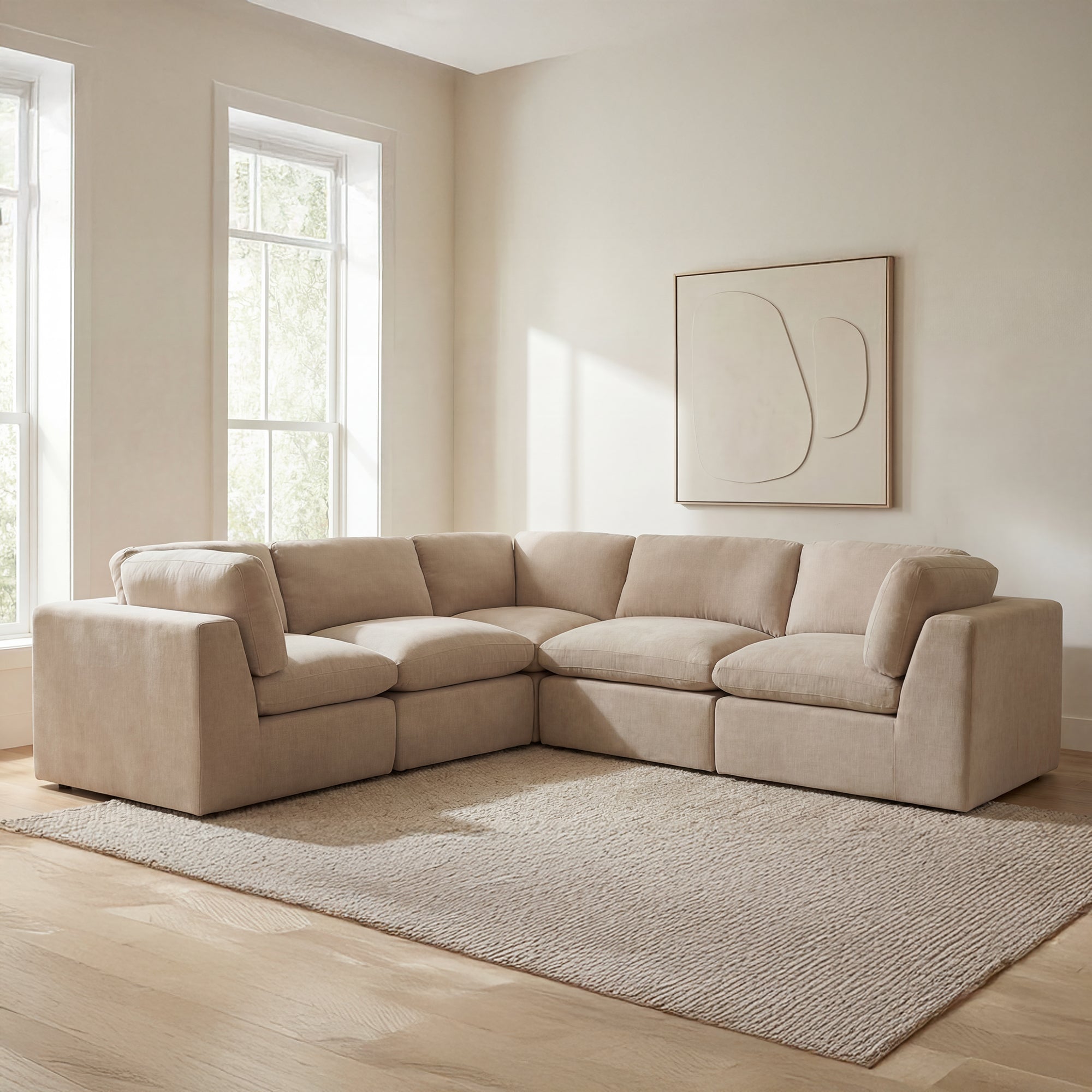 Cates Corner Chair Pebble by Moe's Home Collection - view 2