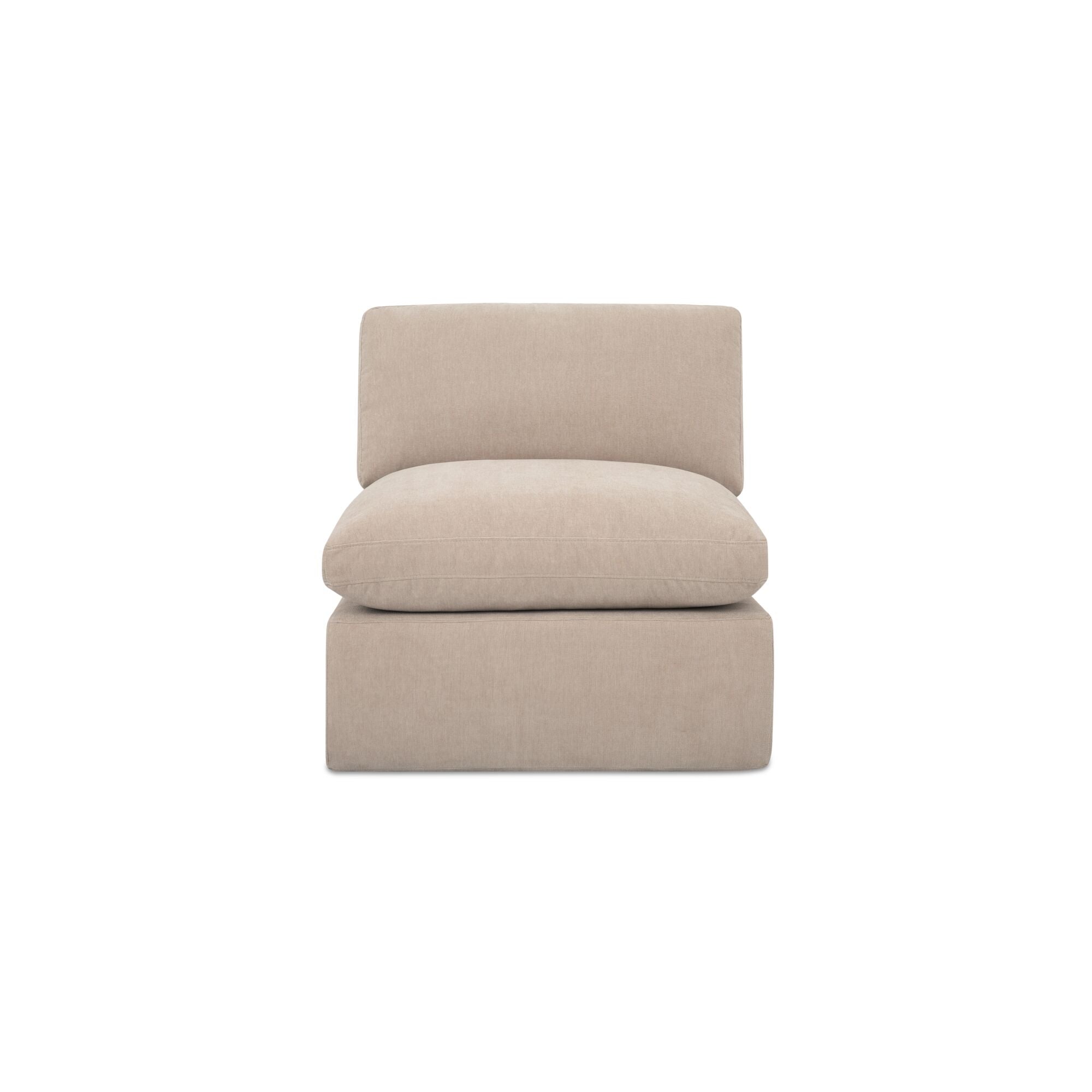 Cates Slipper Chair Pebble by Moe's Home Collection
