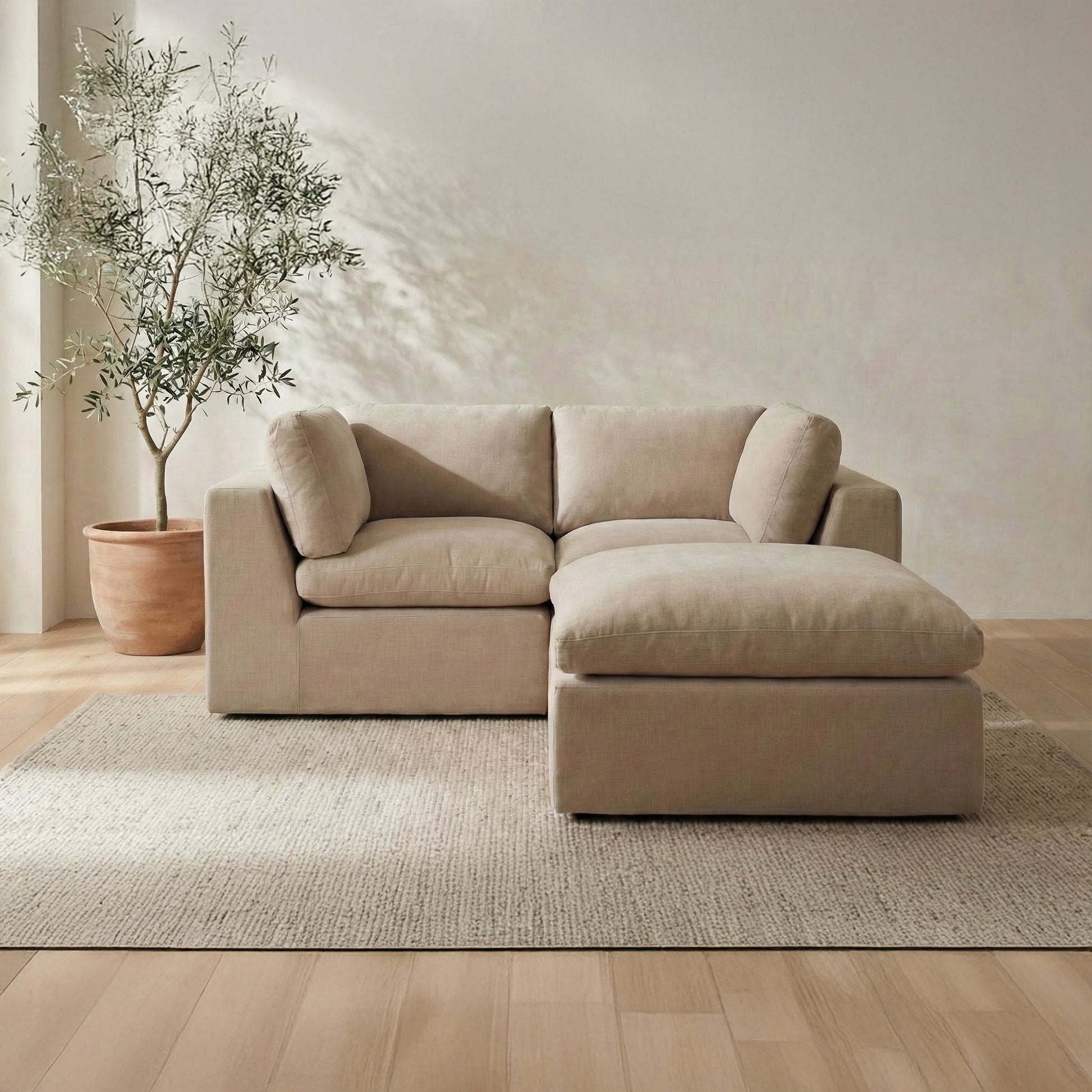 Cates Nook Modular Sectional Pebble by Moe's Home Collection - view 2