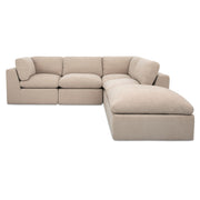 Cates Dream Modular Sectional Pebble by Moe's Home Collection