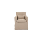 Lydia Outdoor Slipcover Dining Chair Light Brown by Moe's Home Collection