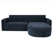 Emmy Sectional Dark Blue Right by Moe's Home Collection