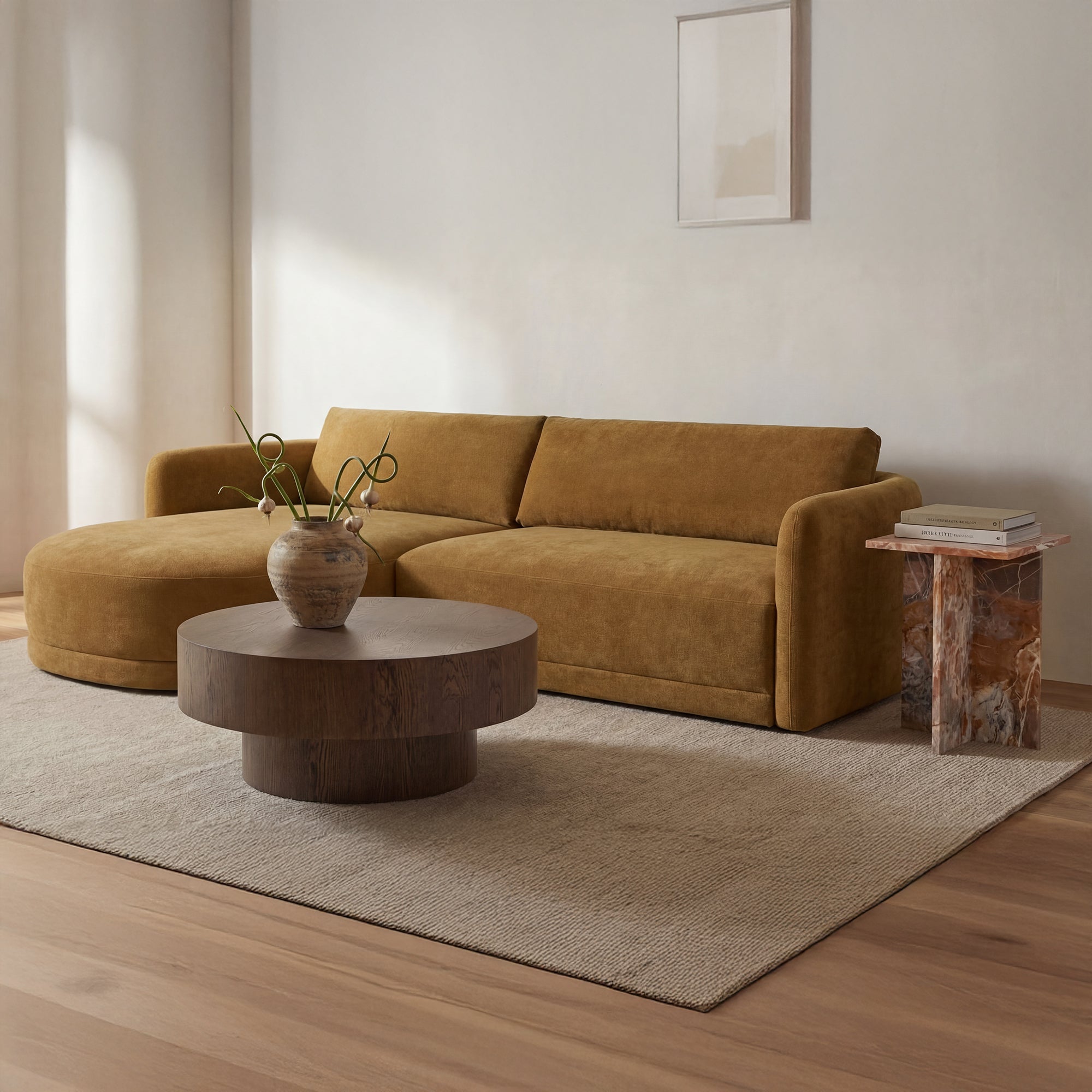 Emmy Sectional Ginger Left by Moe's Home Collection - view 2