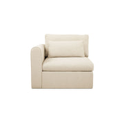 Swift Left Arm Facing Chair Light Beige by Moe's Home Collection