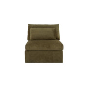 Swift Slipper Chair Dark Green by Moe's Home Collection