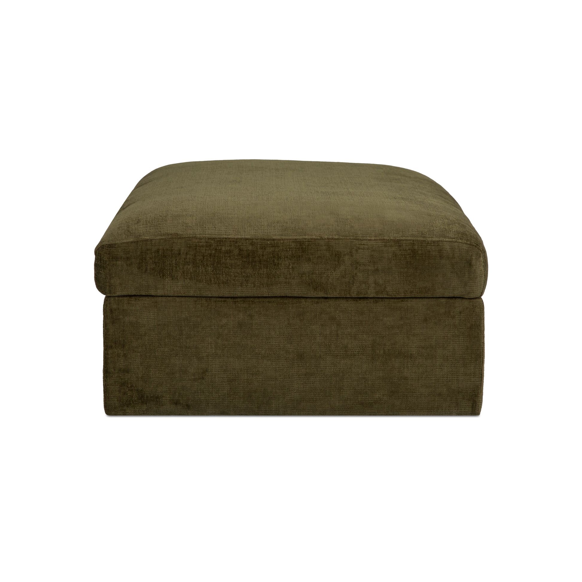 Swift Storage Ottoman Dark Green by Moe's Home Collection