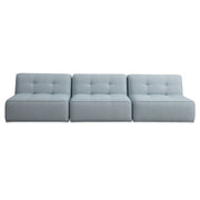 Sunseeker 3 Piece Outdoor Sofa Light Blue by Moe's Home Collection