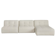 Sunseeker 3 Piece Outdoor Lounge Brown Stripe by Moe's Home Collection