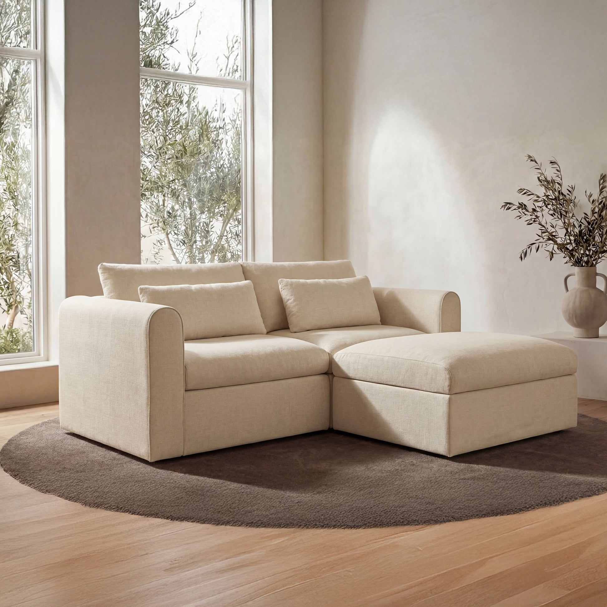 Swift Nook Modular Sectional Light Beige by Moe's Home Collection - view 2