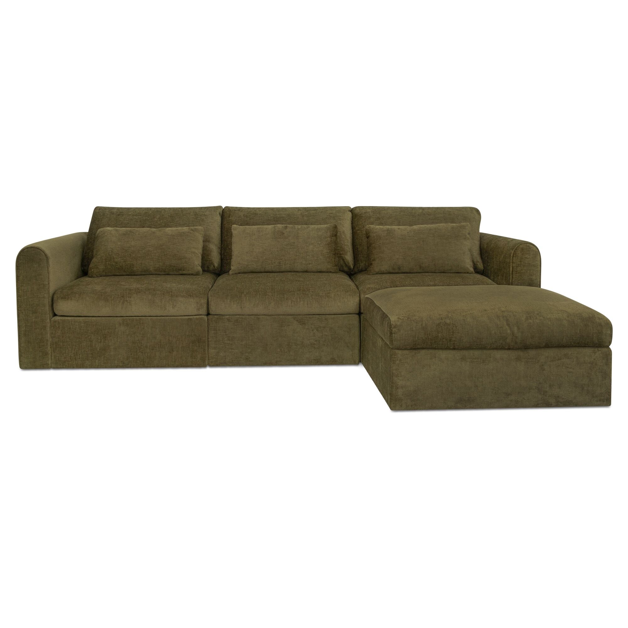 Swift Lounge Modular Sectional Dark Green by Moe's Home Collection